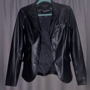 Rag & Bone Slade Faux Leather Blazer